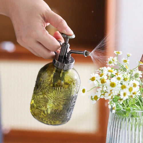 Glass Plant Mister (Vintage Green)